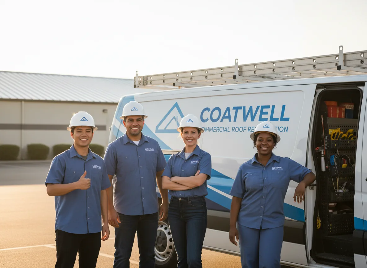 Commercial roof coating company in Wolcott, IN
